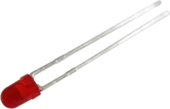 EL1254-10SURD/S5 - LED diffus rot 400mcd 30° 3mm