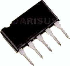 DAN401 - 4x1N4148 CC 80V 100mA SIP5