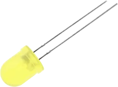 EL393UYD/S530-A3 - LED diffus yellow 125mcd 60° 8mm